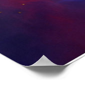 Poster Orion Nebula chatoyant bleu NASA (Coin)