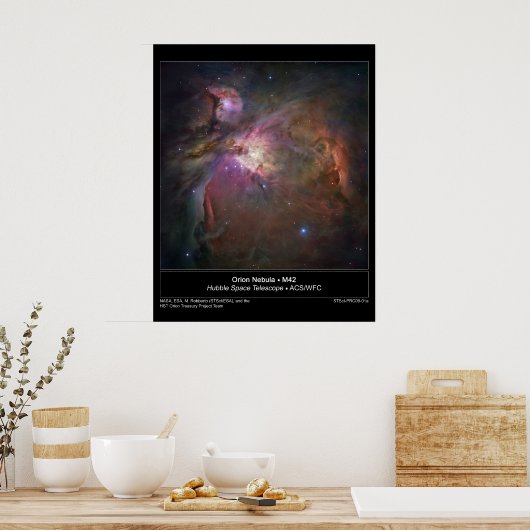 Poster Orion Nebula - M42 (Cuisine)