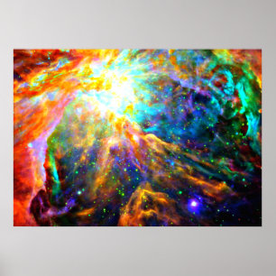 Poster Orion Nebula - Nebula d'émission