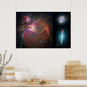 Poster Orion Nebula, Nébuleuse de l'oeil du chat, Sombrer (Cuisine)