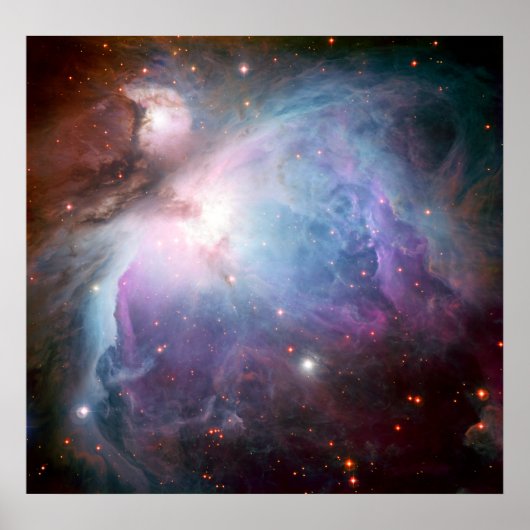 Poster Orion Nebula Purple Space (Devant)
