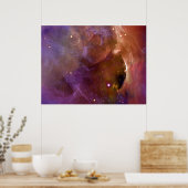 Poster Orion Nebula saumon rose NASA (Cuisine)