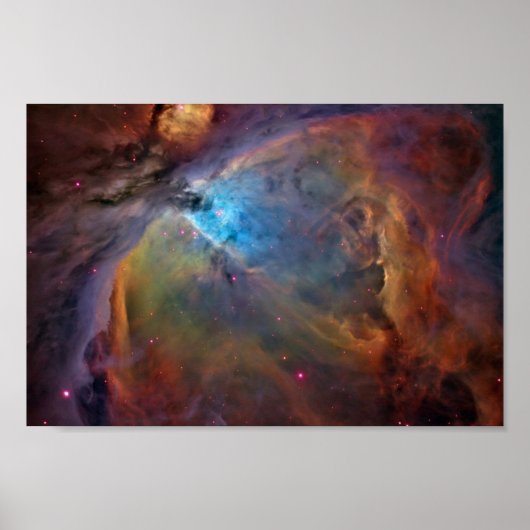 POSTER ORION NEBULA SPACE SE DEMANDE ÉTOILES GALAXY UNIVE (Devant)