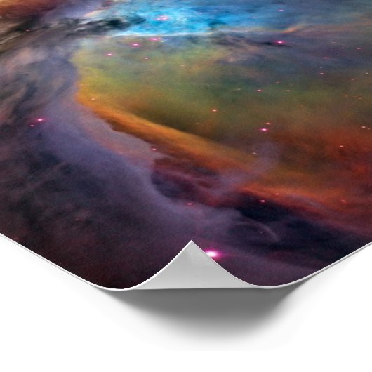 POSTER ORION NEBULA SPACE SE DEMANDE ÉTOILES GALAXY UNIVE (Coin)