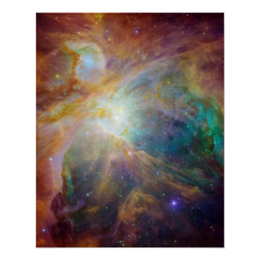 Poster Orion Nebula Stars Composite (Devant)