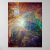 Poster Orion Nebula Stars Composite (Devant)