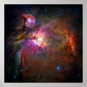 Poster Orion Nebula (télescope Hubble)
