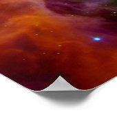 Poster Orion Nebula (télescopes Hubble & Spitzer) (Coin)