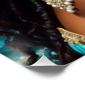 Poster Orisha Yemaya déesse de l'eau Art (Coin)