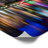 Poster Orlando Florida Skyline with Lake Eola Fireworks (Coin)