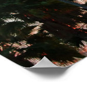 Poster Orlando, Floride Nuages Roses & Palm Trees (Coin)