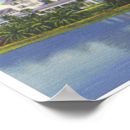 Poster Ormond Hotel, Ormond Beach Floride (Coin)