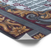 Poster Ornate Fresco Detail, Allemagne (Coin)