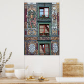 Poster Ornate Fresco Detail, Allemagne (Cuisine)