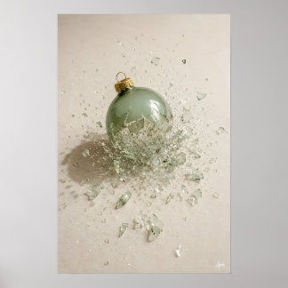 Poster Ornement Brisé à 45 Degrés Vue du Haut