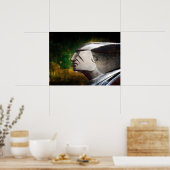 Poster Ornement classique de capuchon de voiture (Cuisine)