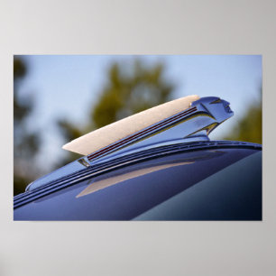 Poster Ornement de capot de berline Pontiac 1939