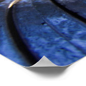 Poster Ornement de chaperon indien Pontiac (plus clair) (Coin)