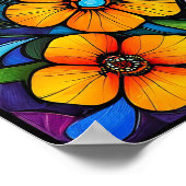 Poster Ornement floral (Coin)