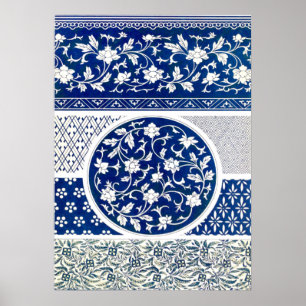 Poster Ornement floral par Owen Jones