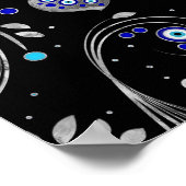 Poster Ornement oculaire du papillon (Coin)