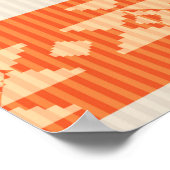 Poster Ornement tribal ethnique avec aigle (Coin)