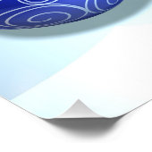 Poster Ornements de Noël (Coin)