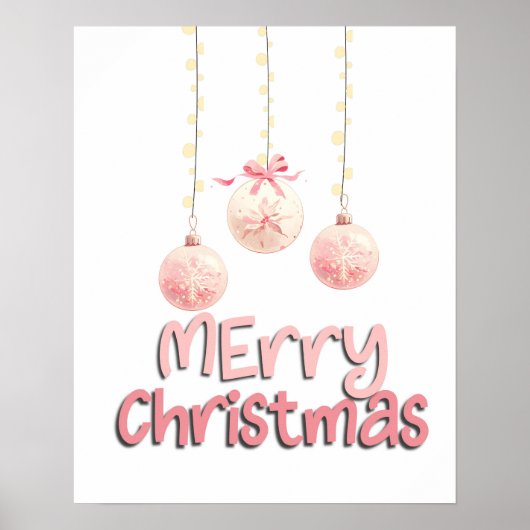Poster ornements de Noël wallart (Devant)