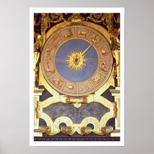 Poster Orologio Zodicale (horloge zodiaque) (fresque et d