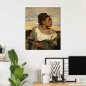 Poster Orphelin au cimetière (Bureau à domicile)