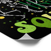 Poster Ortho Squad Dancing Skeletons St patrick Orthopé (Coin)