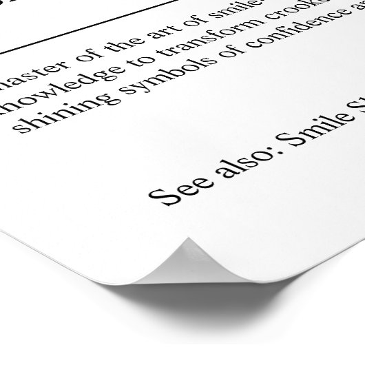 Poster Orthodontist Personalized Gift (Coin)