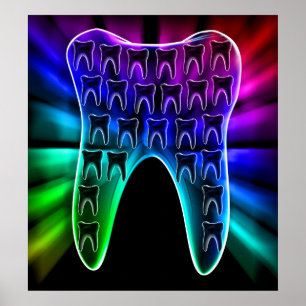 Poster Orthodontiste Dentiste Conception des dents