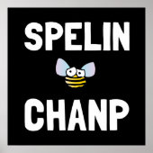 Poster Orthographe Bee Champ (Devant)