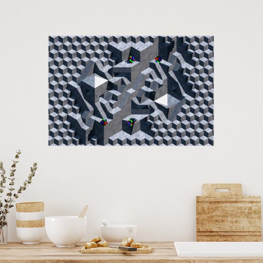 Poster Orthonormal (Cuisine)