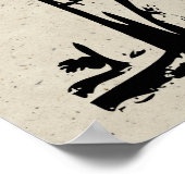 Poster Orthopédique Arbre Croché Speckle (Coin)