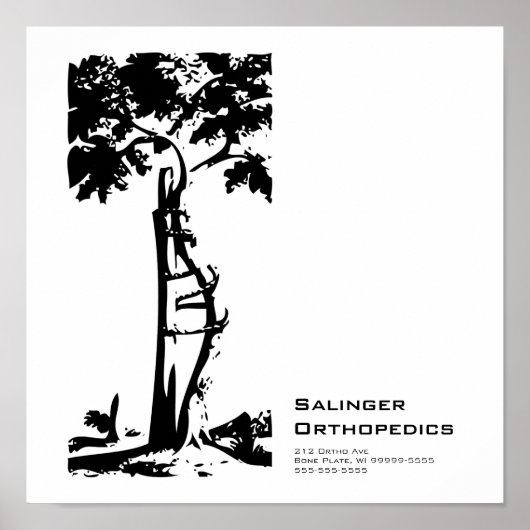 Poster Orthopédique Crooked Tree (Devant)