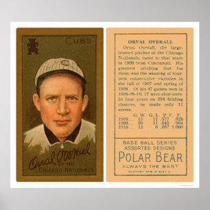 Poster Orval Total Cubs Baseball 1911
