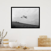 Poster Orville Gliding Kitty Hawk 1901 (Cuisine)