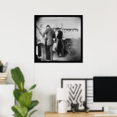 Poster Orville Wright dans le magasin de vélos Wright 189 (Bureau à domicile)