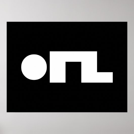 Poster ORZ Emoticon Kaomoji Emoji (Devant)