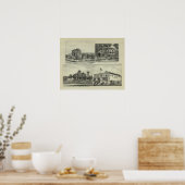 Poster Osage, Mound et Burlington, Kansas (Cuisine)