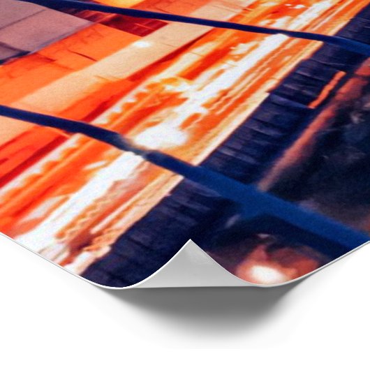 Poster Osaka, Japan cityscape (Coin)