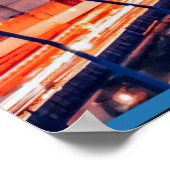 Poster Osaka Japon, photo de la ville (Coin)