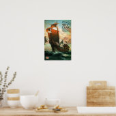 Poster Osaka Mercantile Steamship Co. Travel (Cuisine)