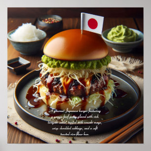 Poster Osaka Oishii Burger Dream