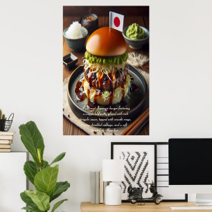 Poster Osaka Oishii Burger Dream 24x36