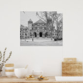 Poster Osborn Hall (Université de Yale) (Cuisine)