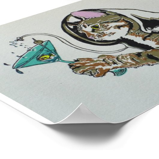 Poster "Oscar dans Cat Heaven" (Coin)