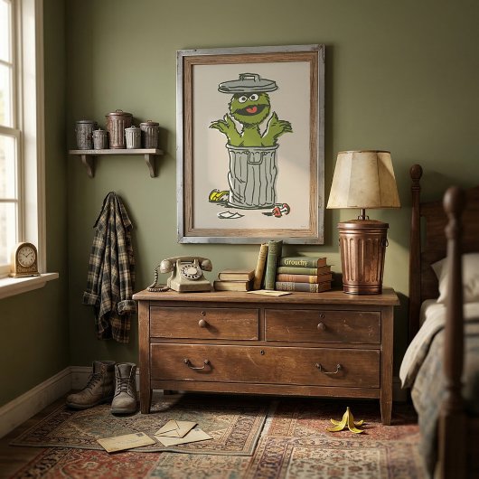 Poster Oscar le Grouch Vintage